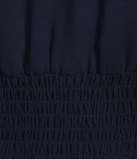 1. STATE V-Neckline Sleeveless Gauze Maxi Dress