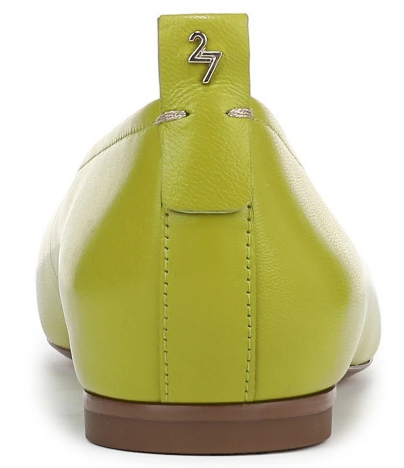 Naturalizer 27 EDIT Carla Leather Square Toe Casual Ballet Flats