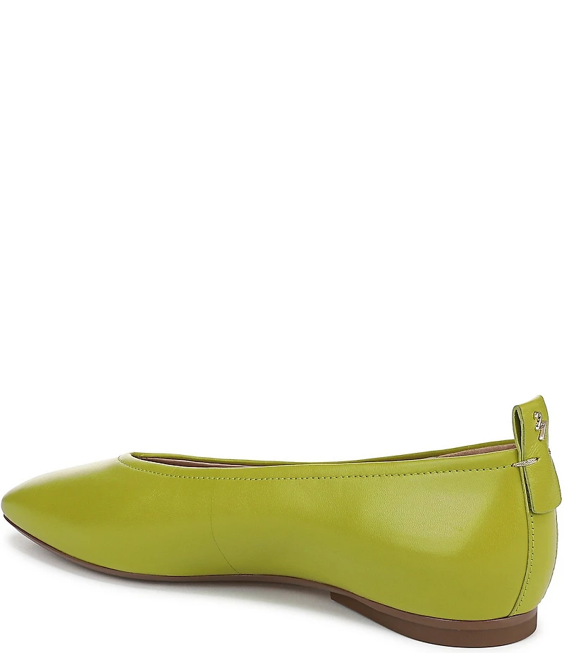 Naturalizer 27 EDIT Carla Leather Square Toe Casual Ballet Flats