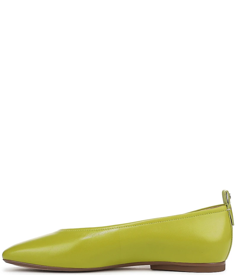 Naturalizer 27 EDIT Carla Leather Square Toe Casual Ballet Flats