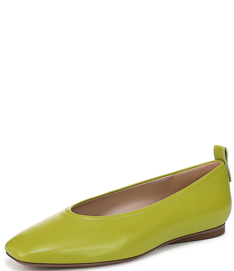 Naturalizer 27 EDIT Carla Leather Square Toe Casual Ballet Flats