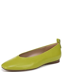 Naturalizer 27 EDIT Carla Leather Square Toe Casual Ballet Flats