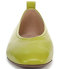 Naturalizer 27 EDIT Carla Leather Square Toe Casual Ballet Flats