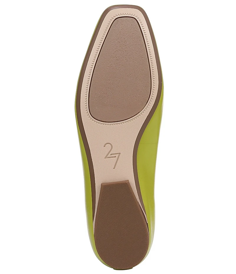 Naturalizer 27 EDIT Carla Leather Square Toe Casual Ballet Flats