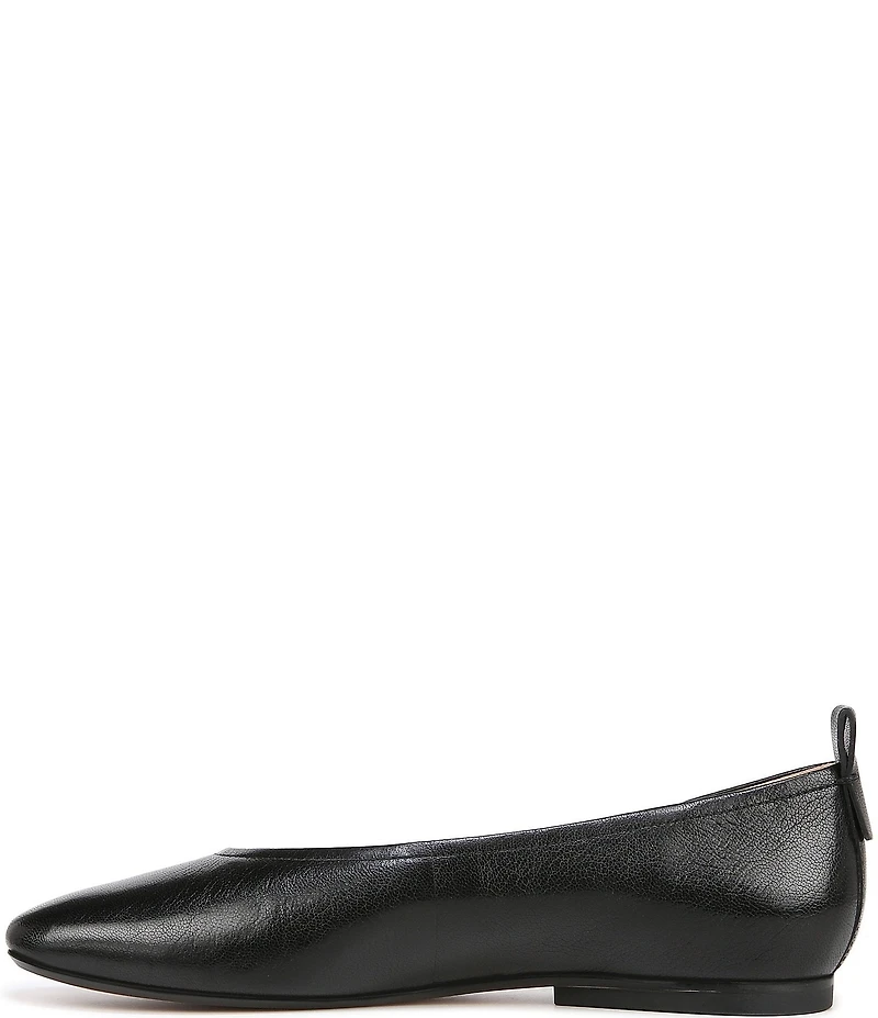 Naturalizer 27 EDIT Carla Leather Square Toe Casual Ballet Flats