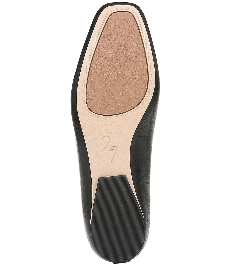 Naturalizer 27 EDIT Carla Leather Square Toe Casual Ballet Flats
