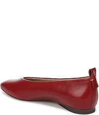 Naturalizer Carla Leather Square Toe Ballet Flats