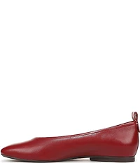 Naturalizer Carla Leather Square Toe Ballet Flats