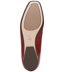 Naturalizer Carla Leather Square Toe Ballet Flats