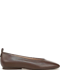 Naturalizer Carla Leather Square Toe Ballet Flats