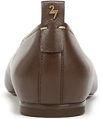 Naturalizer Carla Leather Square Toe Ballet Flats
