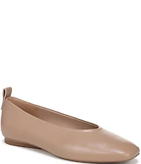 Naturalizer Carla Leather Square Toe Casual Ballet Flats