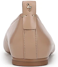 Naturalizer 27 EDIT Carla Leather Square Toe Casual Ballet Flats