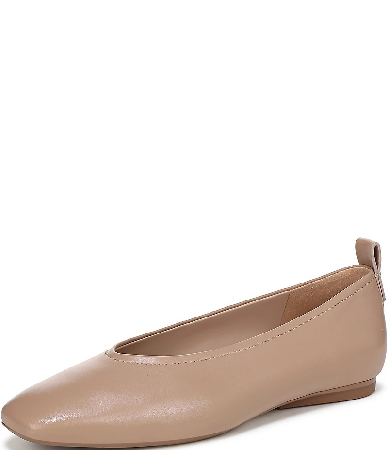Naturalizer 27 EDIT Carla Leather Square Toe Casual Ballet Flats