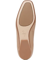 Naturalizer 27 EDIT Carla Leather Square Toe Casual Ballet Flats
