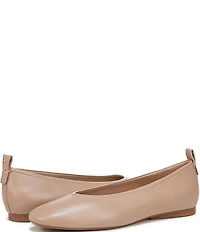Naturalizer 27 EDIT Carla Leather Square Toe Casual Ballet Flats