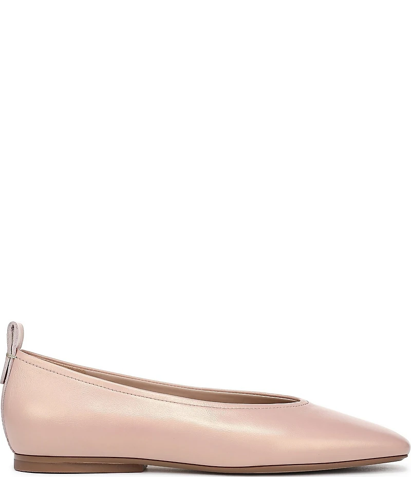 Naturalizer 27 EDIT Carla Leather Square Toe Casual Ballet Flats