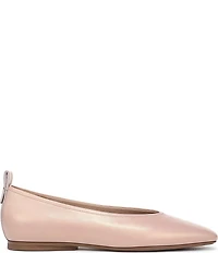 Naturalizer 27 EDIT Carla Leather Square Toe Casual Ballet Flats