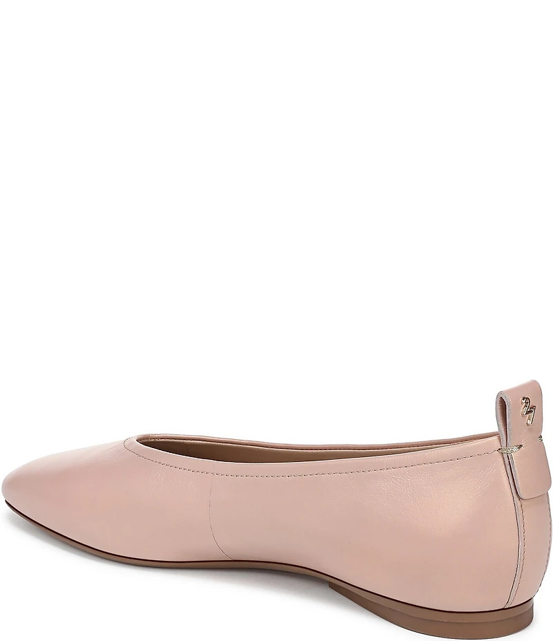 Naturalizer 27 EDIT Carla Leather Square Toe Casual Ballet Flats