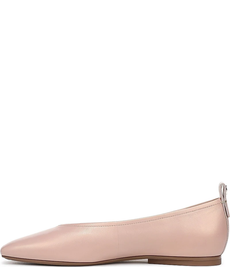 Naturalizer 27 EDIT Carla Leather Square Toe Casual Ballet Flats