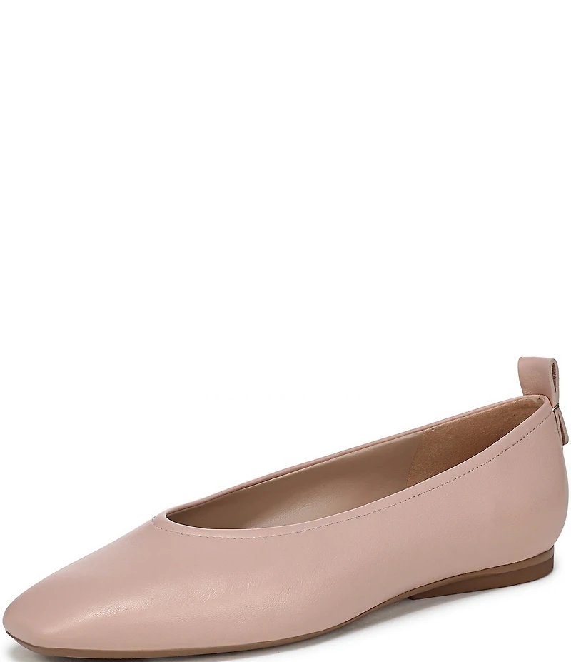 Naturalizer 27 EDIT Carla Leather Square Toe Casual Ballet Flats