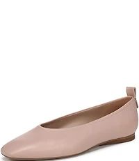 Naturalizer 27 EDIT Carla Leather Square Toe Casual Ballet Flats