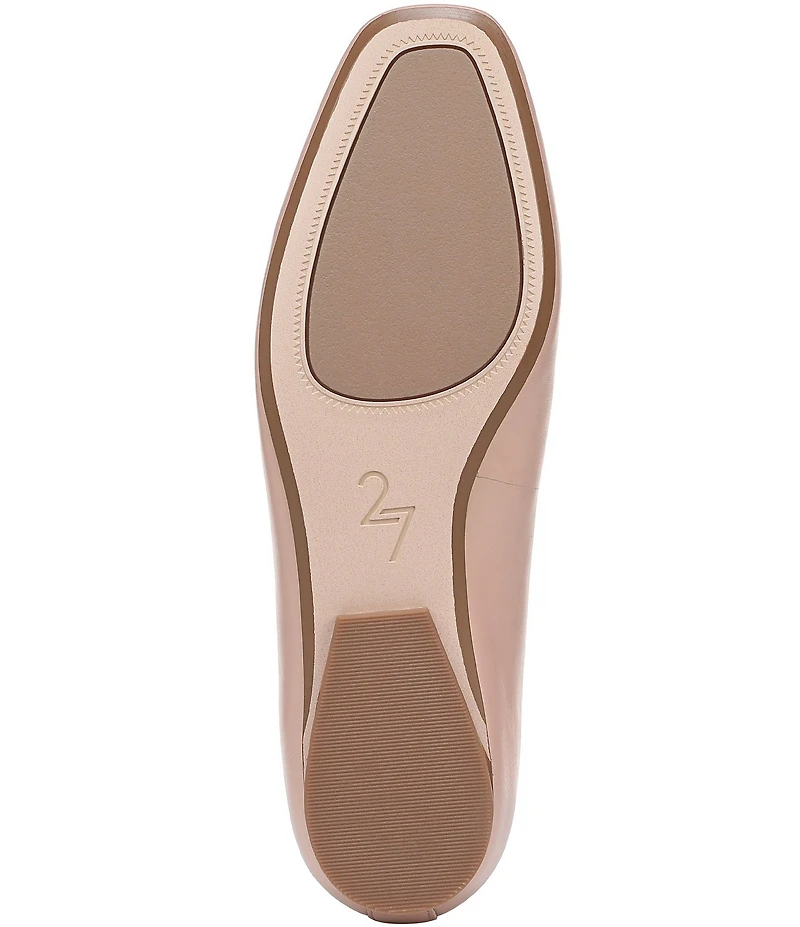 Naturalizer 27 EDIT Carla Leather Square Toe Casual Ballet Flats