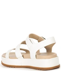 27 EDIT Zizi Banded Platform Sandals
