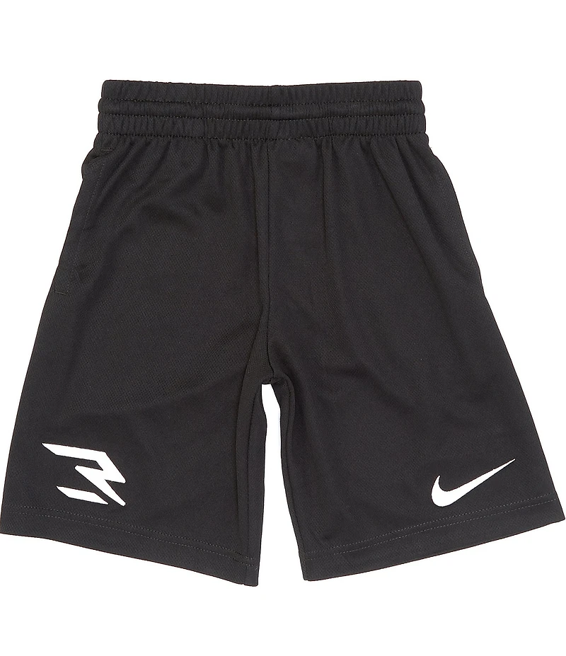 Nike 3BRAND By Russell Wilson Big Boys Badge Mesh Athletic Shorts