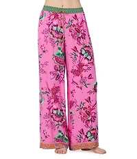 40 Winks Bohemian Floral Print Coordinating Pajama Pants