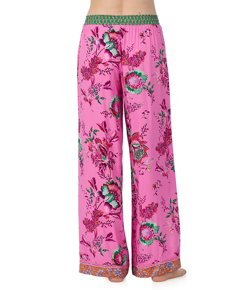 40 Winks Bohemian Floral Print Coordinating Pajama Pants