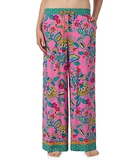40WINKS Boho Blooms Print Woven Coordinating Sleep Pants