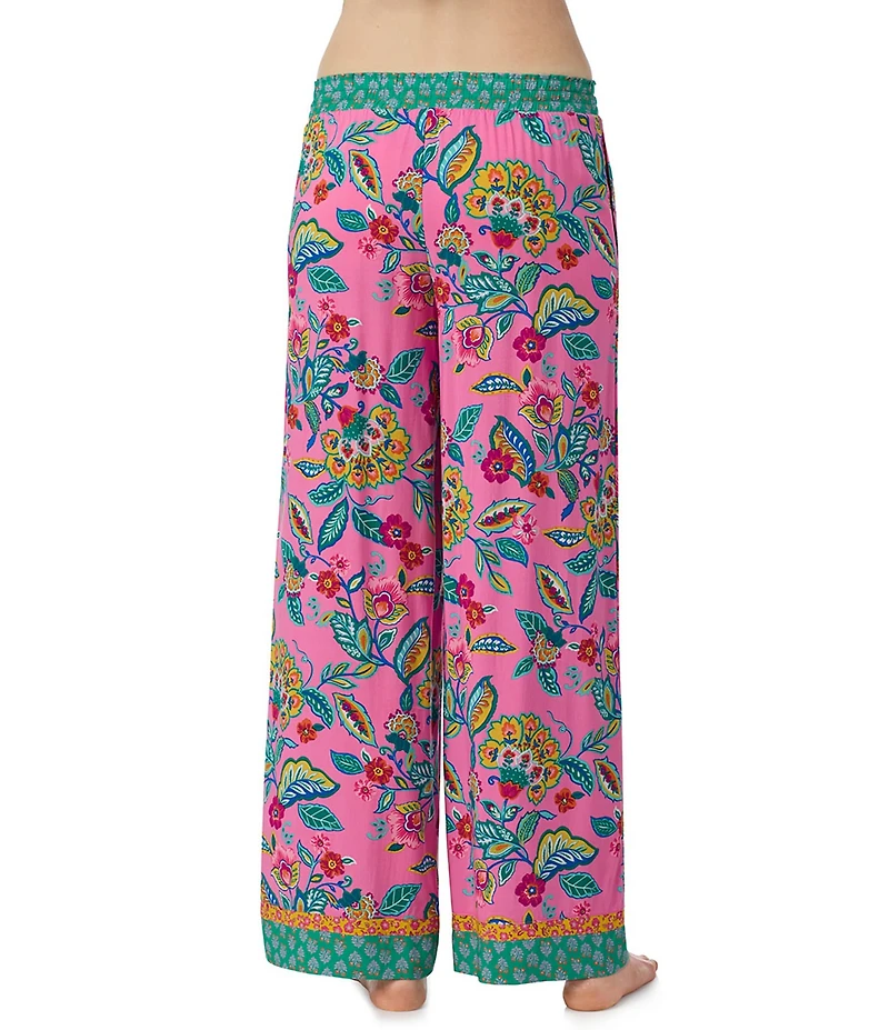 40WINKS Boho Blooms Print Woven Coordinating Sleep Pants