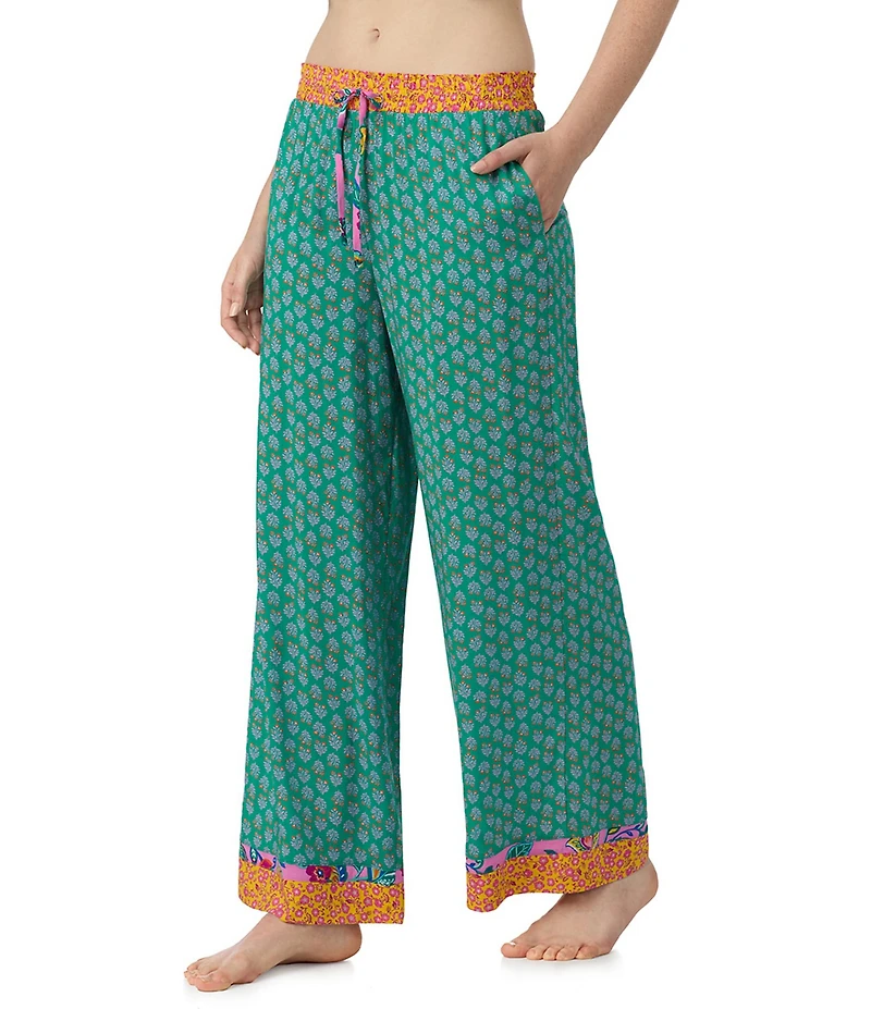 40WINKS Fancy Foulard Print Woven Coordinating Sleep Pants