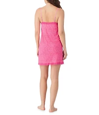 40WINKS Sleeveless V-Neck Jersey Knit Ditsy Floral Print Chemise