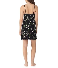 40WINKS Sleeveless V-Neck Jersey Knit Floral Print Chemise