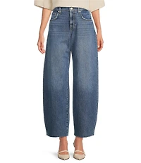 7 For All Mankind Bonnie High Rise Barrel Leg Jeans