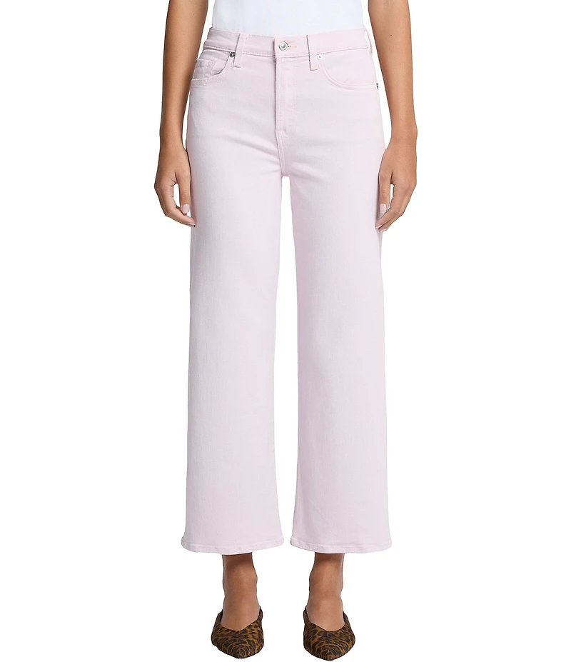 7 For All Mankind Cropped Alexa High Rise Cropped Jeans