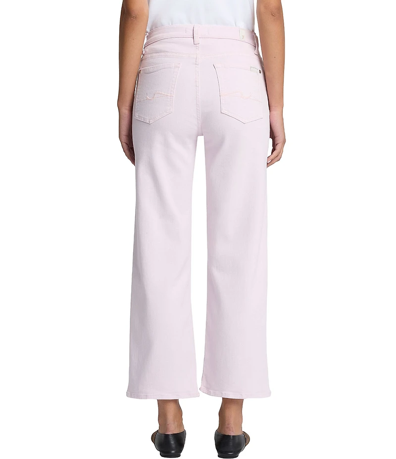 7 For All Mankind Cropped Alexa High Rise Cropped Jeans