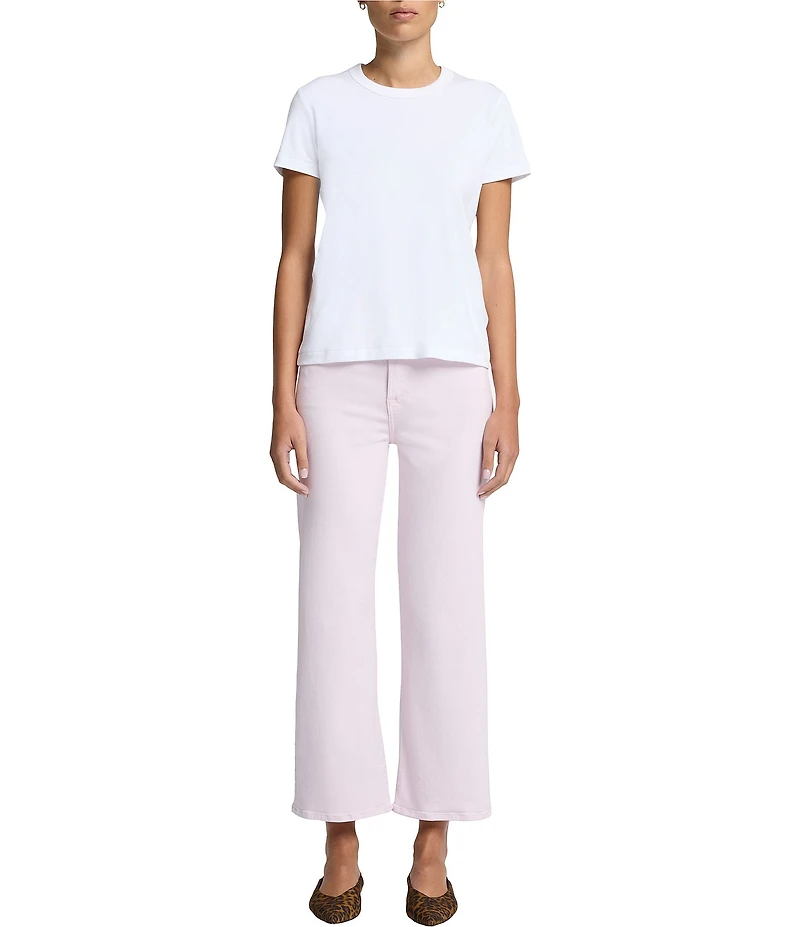 7 For All Mankind Cropped Alexa High Rise Cropped Jeans