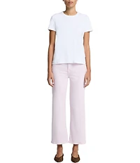 7 For All Mankind Cropped Alexa High Rise Cropped Jeans