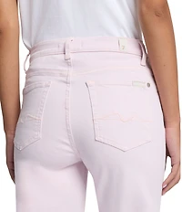 7 For All Mankind Cropped Alexa High Rise Cropped Jeans