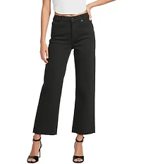 7 For All Mankind Cropped Alexa Straight Leg Denim Jeans
