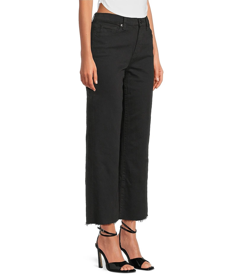 7 For All Mankind Cropped Alexa Straight Leg Denim Jeans