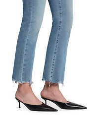 7 For All Mankind Daisy Mid Rise Bootleg Ankle Length Denim Jeans