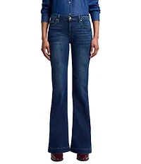 7 For All Mankind Dojo Full Length Flare Denim Jeans