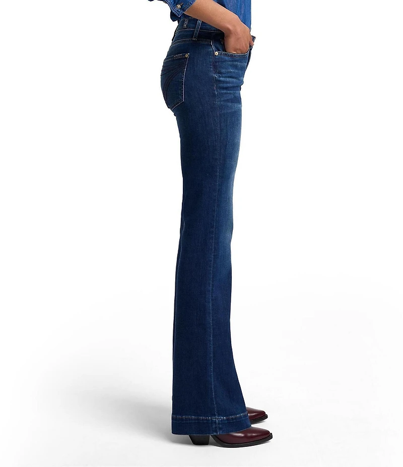 7 For All Mankind Dojo Full Length Flare Denim Jeans