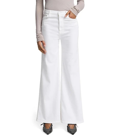 7 For All Mankind Jo Luxe Vintage Ultra High Rise Wide Leg Denim Jeans