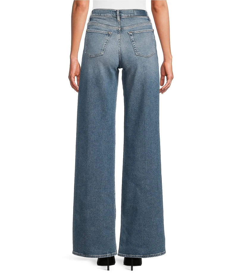 7 For All Mankind Lotta High Rise Wide leg Jeans
