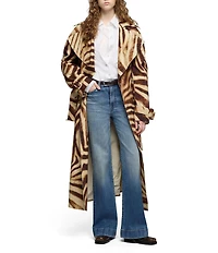 7 For All Mankind Modern Dojo Tailorless Mid-Rise Flare Leg Denim Jeans